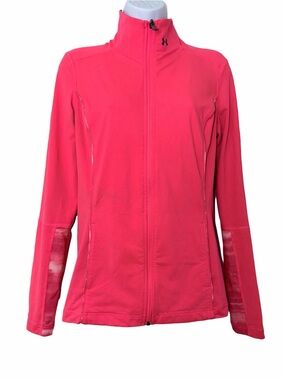 Under Armour Pink Full-Zip Athletic Jacket